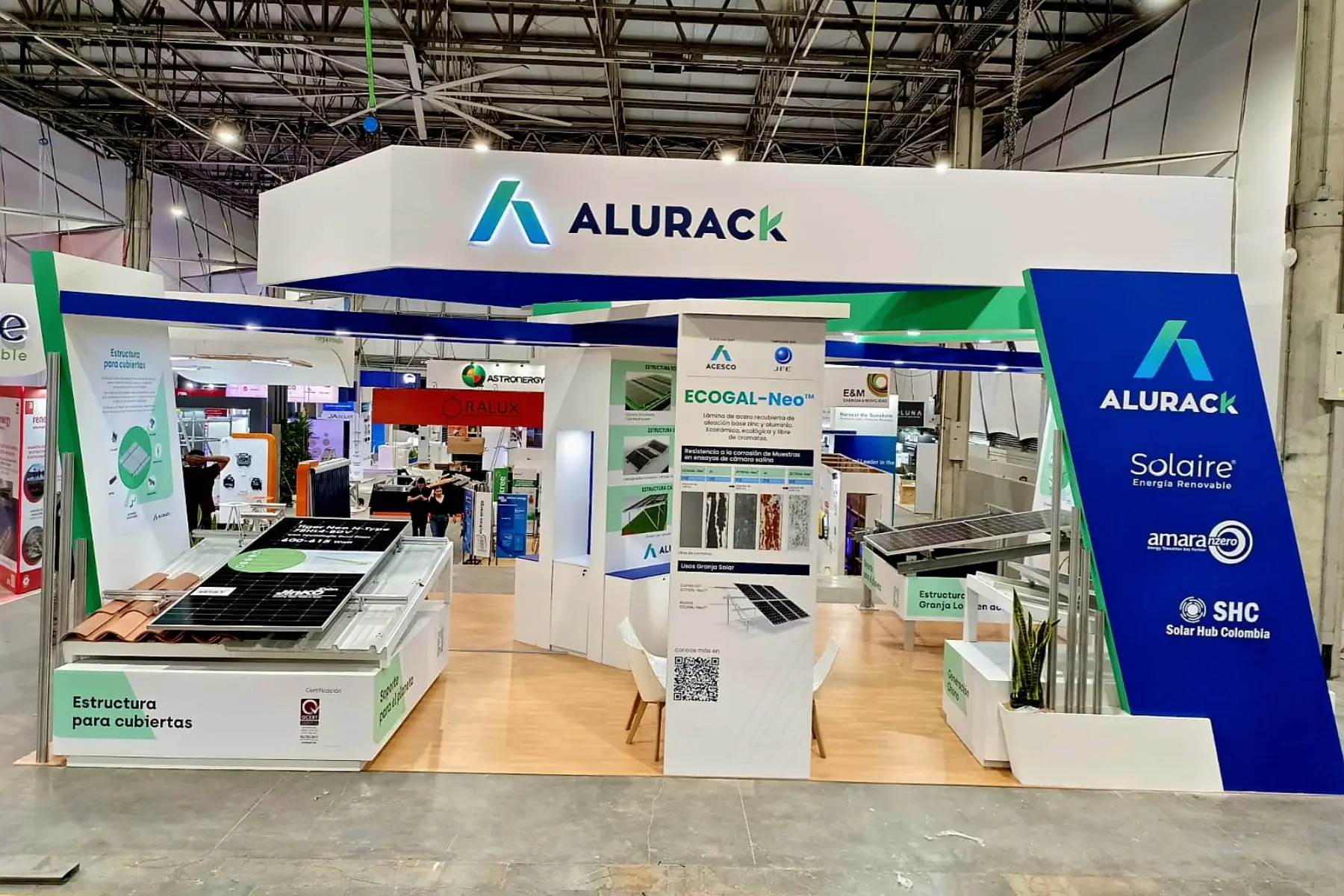 Stands para ferias en Colombia - alurack